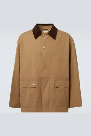 The Row Frank corduroy-trimmed cotton jacket