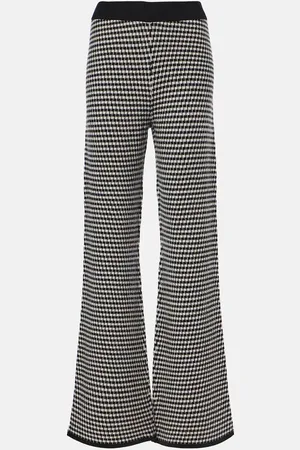 Jardin des Orangers High-rise wool and cashmere straight pants