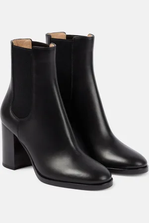 Gianvito Rossi Chelsea leather ankle boots