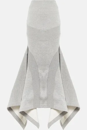 The Attico Fleece maxi skirt