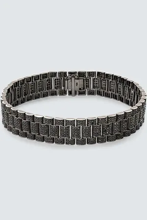 Shay Rail Link 18kt gold bracelet with diamonds