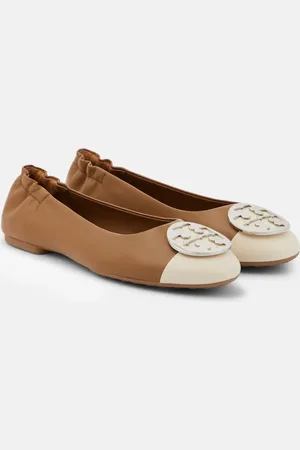 Tory Burch Claire leather ballet flats