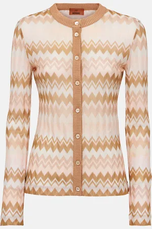 Missoni Zigzag metallic knit cardigan