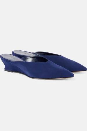 Le Monde Beryl Le Monde BÃ©ryl Suede wedge mules