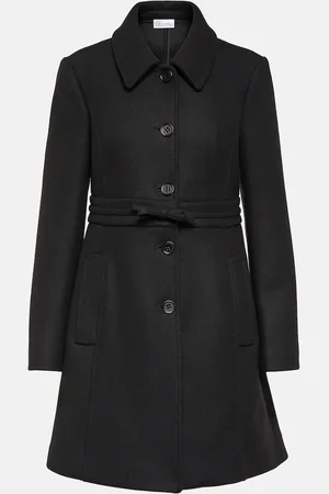 RED Valentino Single-breasted wool-blend coat