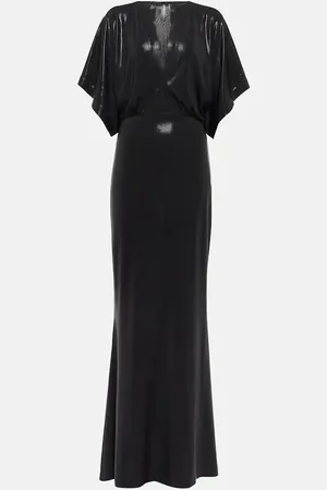 Norma Kamali Obie fishtail maxi dress