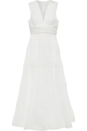 ZIMMERMANN Postcard organdie midi dress