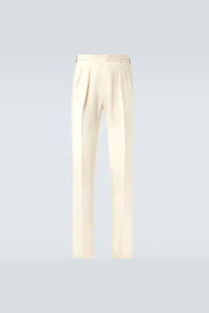 Rubinacci Manny linen slim pants