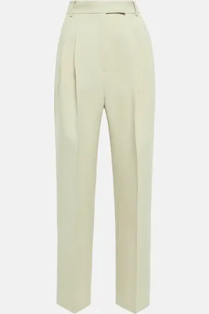 The Frankie Shop Bea twill high-rise pants