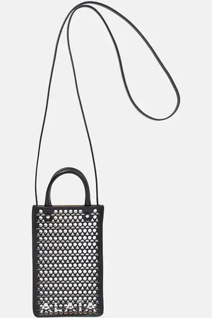 Alaïa AlaÃ¯a Garance leather phone pouch
