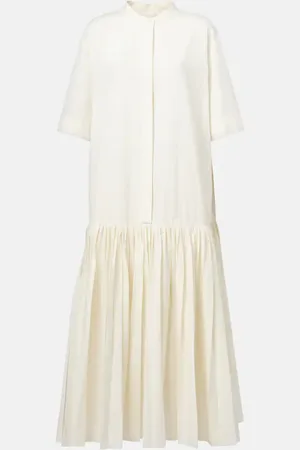 Jil Sander Cotton poplin maxi dress