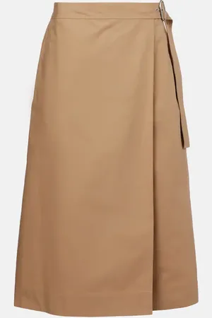 Jil Sander Cotton wrap skirt