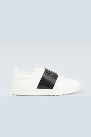VALENTINO GARAVANI Open leather sneakers