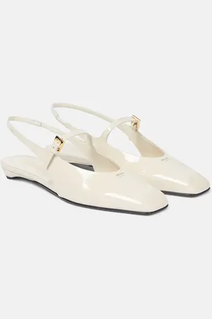 Prada Patent leather slingback flats