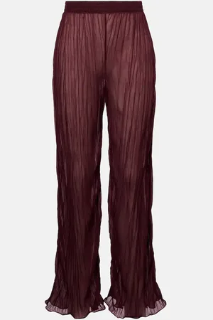 Jade Swim Amaya sheer wide-leg pants