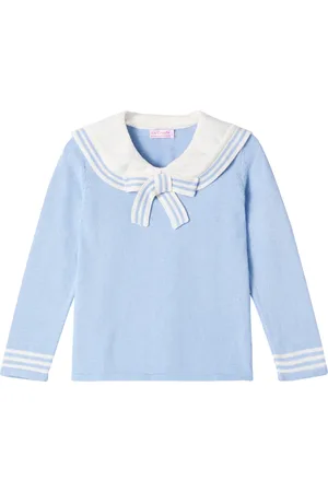 La Coqueta Claudina bow-detail cotton sweater