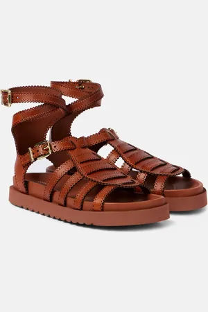 ZIMMERMANN Goldie leather gladiator sandals