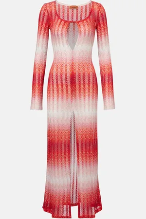 Missoni Zig Zag lamÃ© beach cover-up