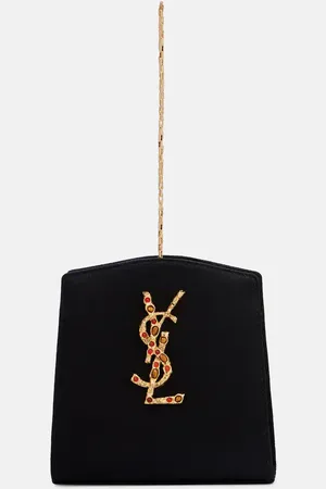 Saint Laurent Evening Mini satin pouch