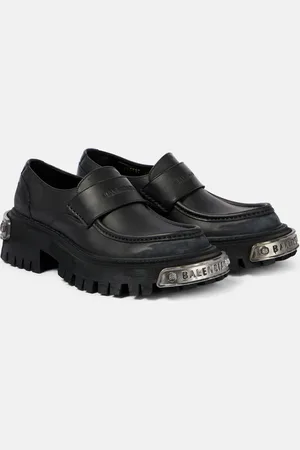 Balenciaga Tractor leather loafers