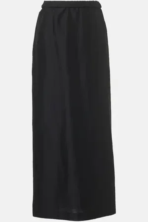 The Row Saul cotton and silk voile maxi skirt
