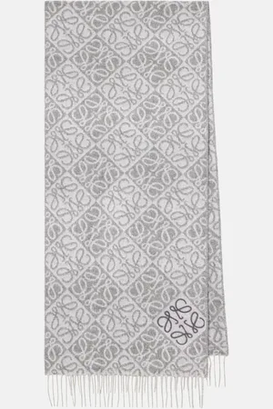 Loewe Anagram wool and cashmere scarf