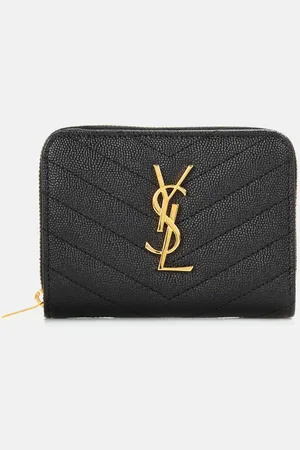 Saint Laurent Monogram Compact leather wallet