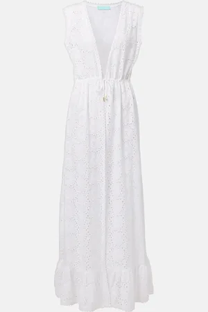 Melissa Odabash Tessa embroidered floral beach dress