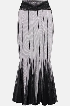 Nensi Dojaka Mila tulle midi skirt