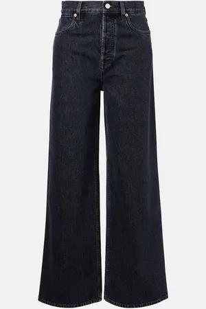 Gucci High-rise wide-leg jeans