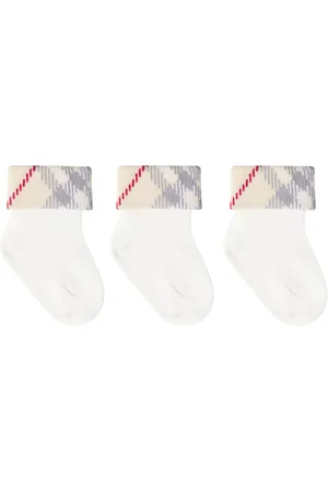 Burberry Baby set of 3 cotton-blend socks
