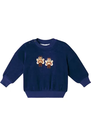 Mini Rodini Baby embroidered cotton terry sweatshirt