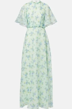 Markarian Heather floral organza gown