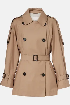ジャケット・アウター RIU   Plaid sleeve short trench coat RIU Plaid sleeve short trench coat（RIU Plaid sleeve short