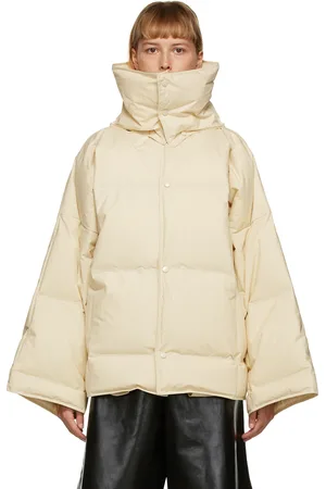 Bottega Veneta Off-White Down Puffer Coat