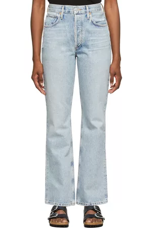 Citizens of Humanity Women Bootcut & Flares - Blue Libby Relaxed Bootcut Jeans