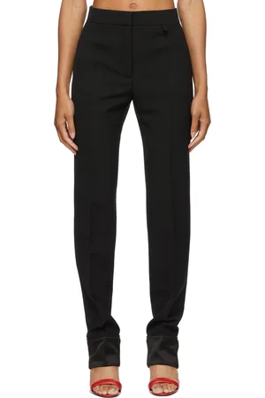 Givenchy Black Wool Tricotine Trousers