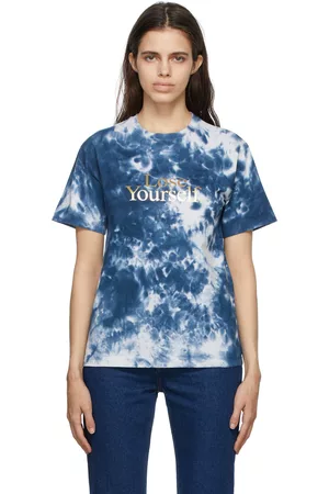 Paco rabanne Women Short Sleeve - Blue Peter Saville Edition 'Lose Yourself' T-Shirt