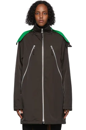 Bottega Veneta Brown Nylon Parka