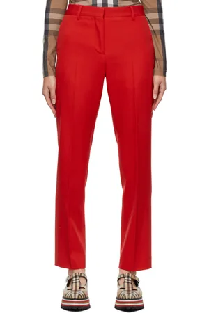 Burberry Wool Grain De Poudre Trousers