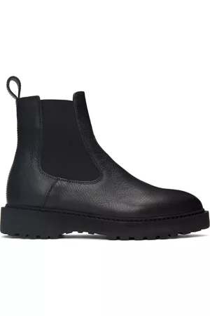 Diemme Men Boots - Black Leather Alberone Chelsea Boots