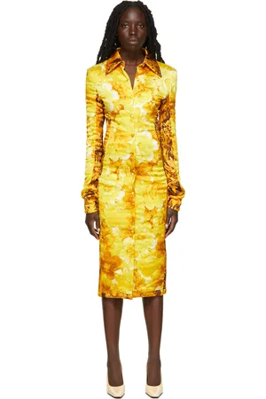 Kwaidan Editions Wadded Satin Shirt Dress