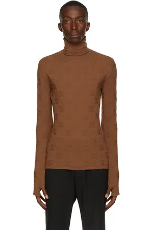 We11 Done All Over Logo Turtleneck
