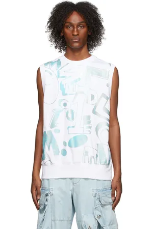 We11 Done Spread Logo Print Vest