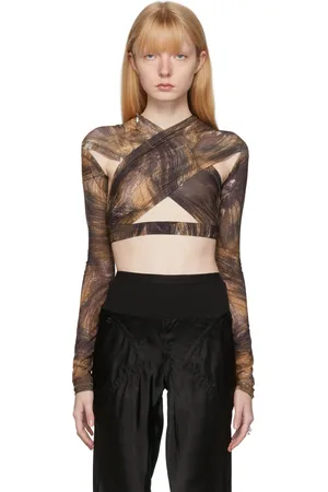 KNWLS Brown Anti Cross-Over Top