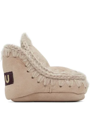 Mou Accessories - Baby Taupe Suede Pre-Walkers