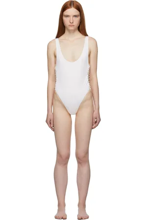 Stella McCartney White Falabella One-Piece Swimsuit