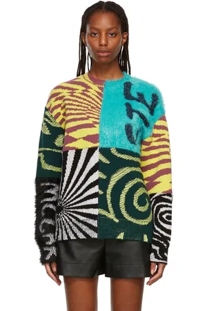 Stella McCartney Multicolor Ed Curtis Edition Patchwork Crewneck