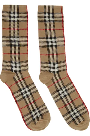 Burberry Beige Vintage Check Socks