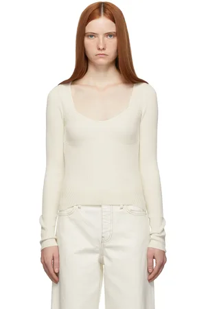 Frame Off-White Ribbed Top